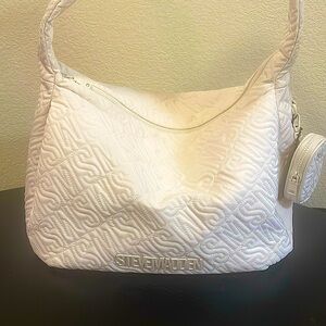 BNWT Ivory Steve Madden Hobo